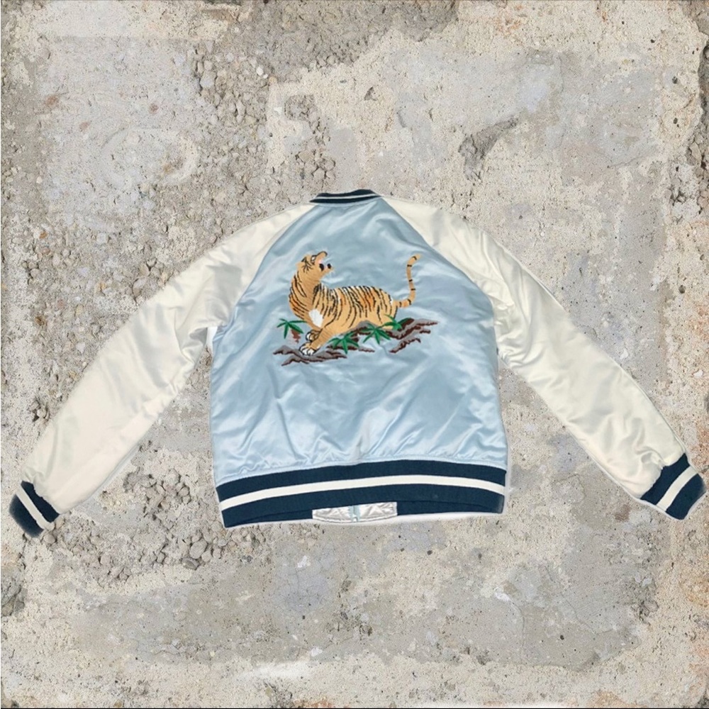 Embroidered Bomber Jacket